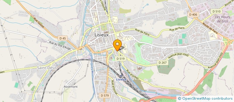 localisation de l'entreprise FAST MARKET à LISIEUX