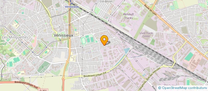 localisation de l'entreprise FAST MOTORS  VENISSIEUX