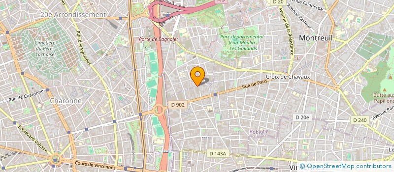 localisation de l'entreprise FAST MOTORS à BAGNOLET