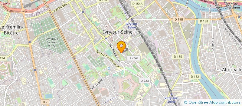 localisation de l'entreprise FAST N FOOD  IVRY-SUR-SEINE