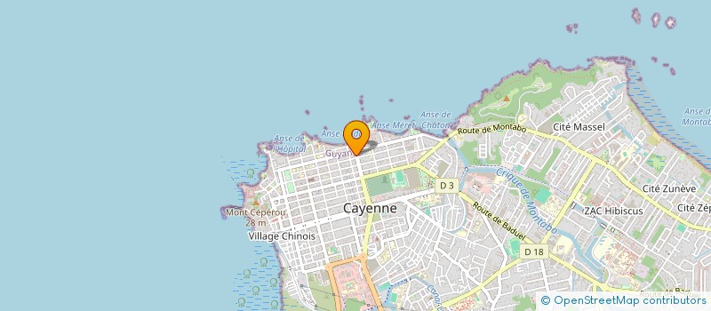 localisation de l'entreprise FAST N FRESH  CAYENNE