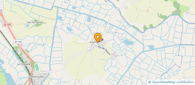 localisation de l'entreprise FAST NIGHT 17  YVES