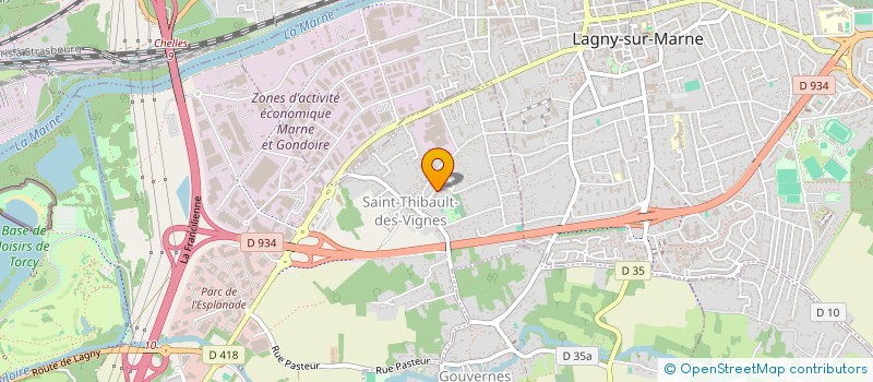 localisation de l'entreprise FAST ONLINE  SAINT-THIBAULT-DES-VIGNES