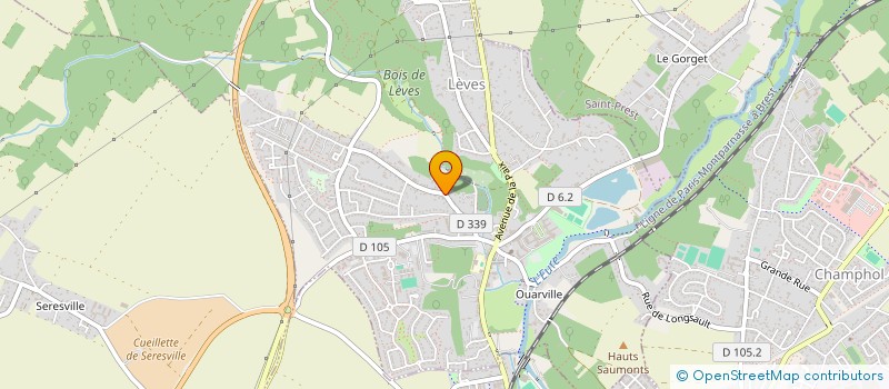 localisation de l'entreprise FAST PACK à LEVES