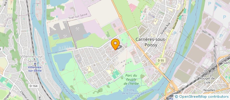 localisation de l'entreprise FAST PIZZA  CARRIERES-SOUS-POISSY