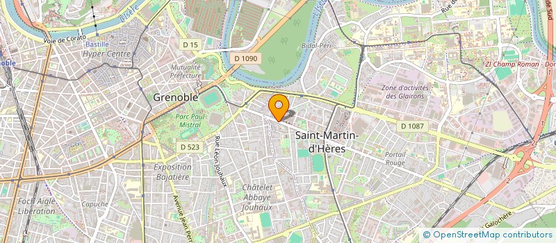 localisation de l'entreprise FAST POULET FRANCHISE ET CONSULTING  SAINT-MARTIN-D'HERES