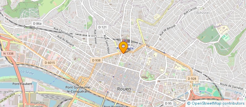 localisation de l'entreprise FAST PRO à ROUEN