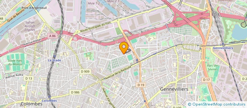 localisation de l'entreprise FAST RENOV à ASNIERES-SUR-SEINE