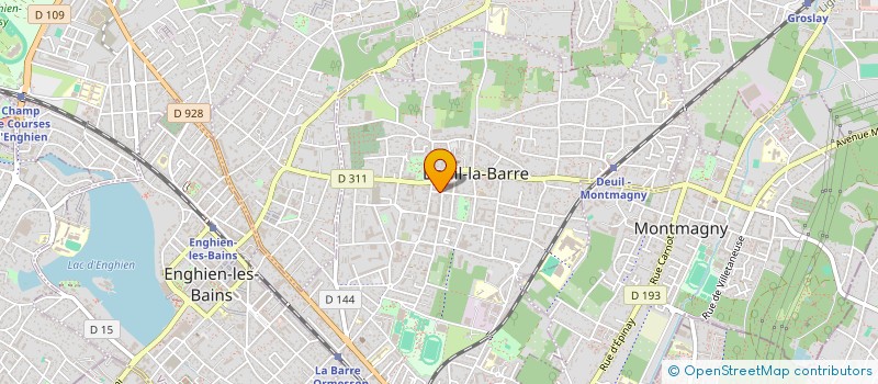 localisation de l'entreprise FAST RENTAL CARS  DEUIL-LA-BARRE