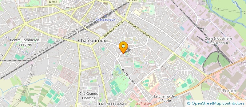 localisation de l'entreprise FAST REPAR à CHATEAUROUX
