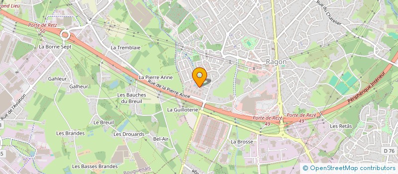 localisation de l'entreprise FAST ROB 85  REZE