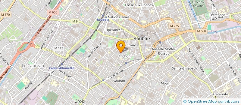 localisation de l'entreprise FAST SECURITY SOLUTIONS à ROUBAIX