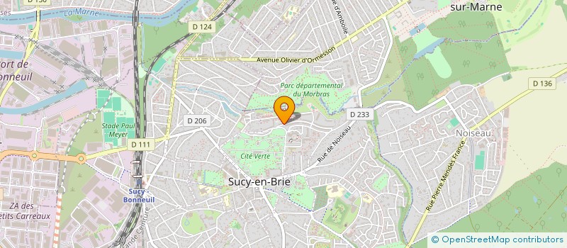 localisation de l'entreprise FAST SERRURERIE 94 à SUCY-EN-BRIE