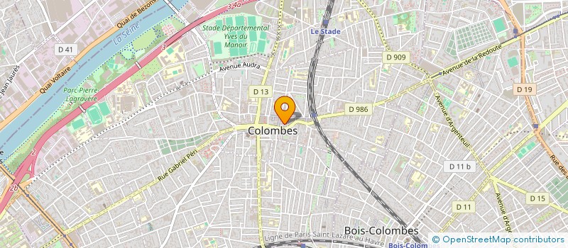 localisation de l'entreprise FAST SERVICE à COLOMBES