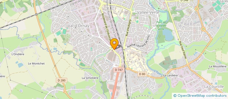 localisation de l'entreprise FAST SHOES  LA ROCHE-SUR-YON