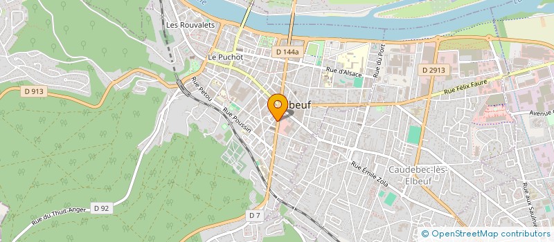 localisation de l'entreprise FAST SUSHI à ELBEUF