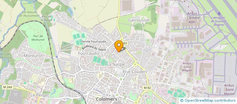 localisation de l'entreprise FAST TIME TRANSPORT à COLOMIERS