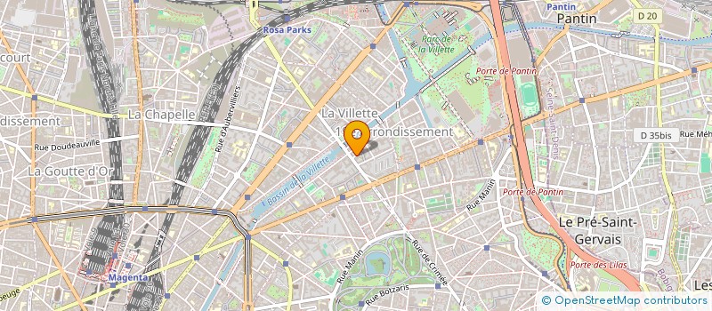 localisation de l'entreprise FAST TRANSIT  PARIS