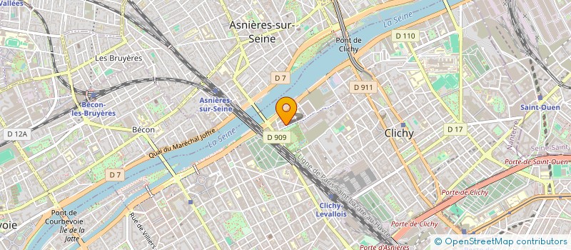 localisation de l'entreprise FAST UNLOCK SERRURERIE à CLICHY