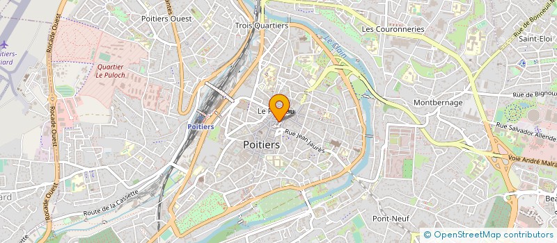 localisation de l'entreprise FAST VIET à POITIERS