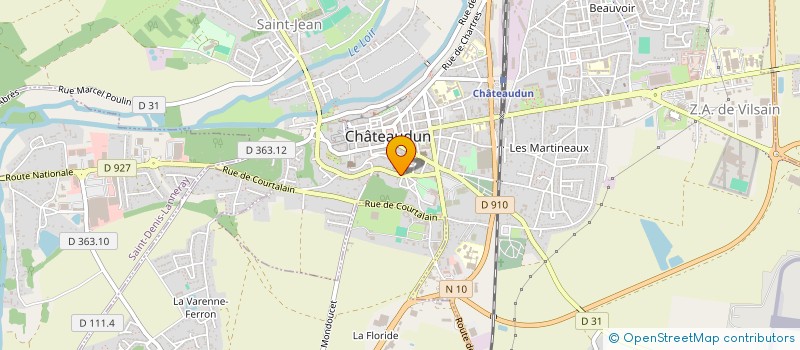 localisation de l'entreprise FASTA à CHATEAUDUN