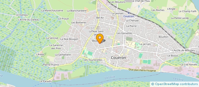 localisation de l'entreprise FASTAP HOLDING à COUERON