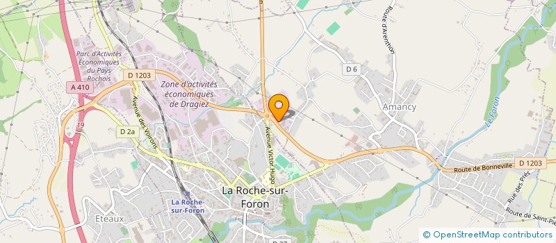 localisation de l'entreprise FASTAUTO 74 à AMANCY