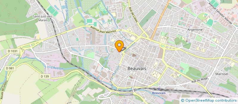 localisation de l'entreprise FASTBACK  BEAUVAIS