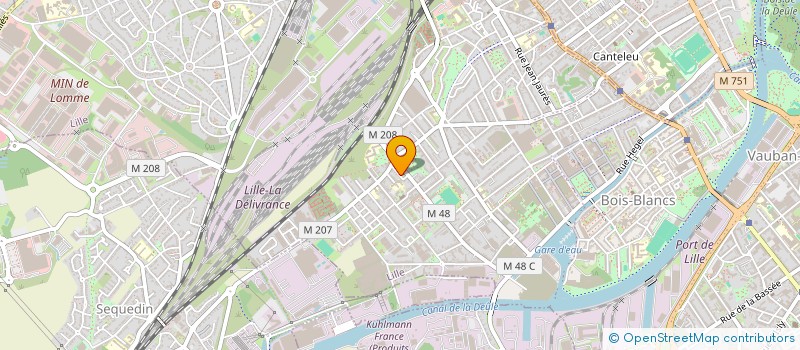 localisation de l'entreprise FASTBACK FRANCE  LILLE