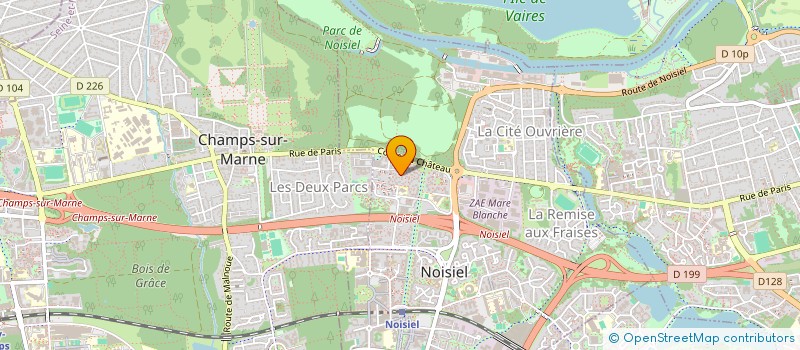 localisation de l'entreprise FASTBLUE CAR  NOISIEL