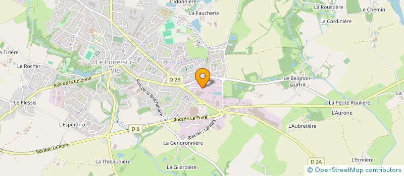 localisation de l'entreprise FASTBOAT  LE POIRE-SUR-VIE