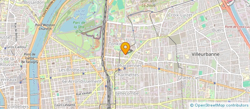 localisation de l'entreprise FASTBUILD  VILLEURBANNE