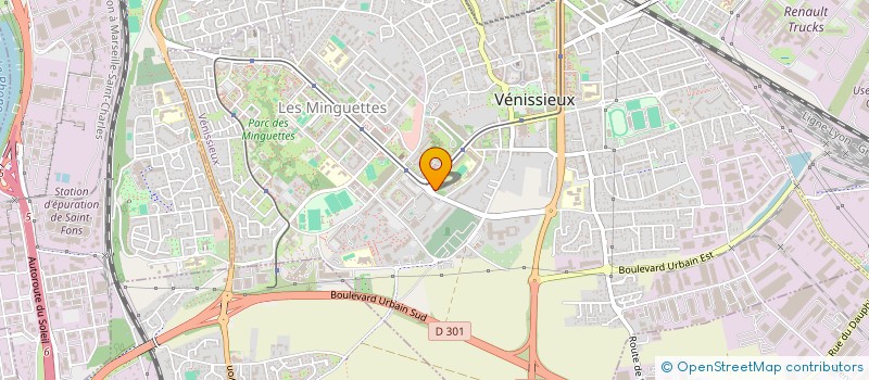 localisation de l'entreprise FASTCAB69  VENISSIEUX