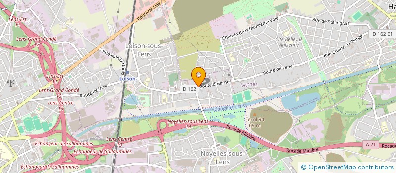 localisation de l'entreprise FASTCAR62 à LOISON-SOUS-LENS