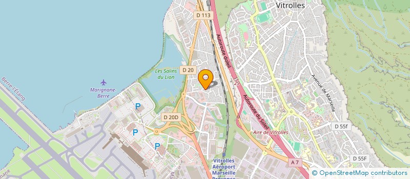 localisation de l'entreprise FASTCOLIS à VITROLLES