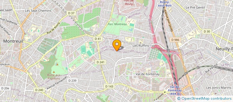 localisation de l'entreprise FASTCOM  NOGENT-SUR-MARNE