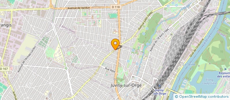 localisation de l'entreprise FASTDRIVERPARIS  JUVISY-SUR-ORGE