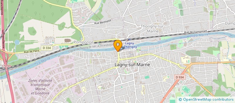 localisation de l'entreprise FASTE  LAGNY-SUR-MARNE