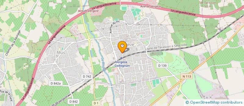 localisation de l'entreprise FASTECO  VERGEZE