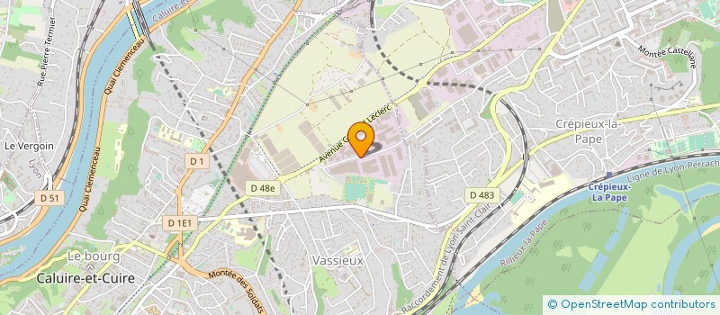 localisation de l'entreprise FASTEESH  CALUIRE-ET-CUIRE