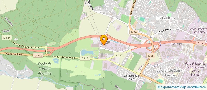 localisation de l'entreprise FASTER à PLAISIR