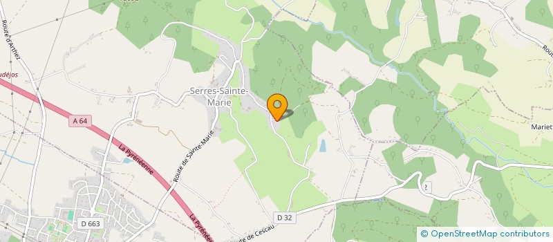 localisation de l'entreprise FASTFOKUS à SERRES-SAINTE-MARIE