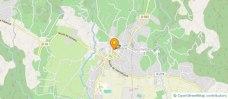 localisation de l'entreprise FASTI-DIEUX  FAYENCE