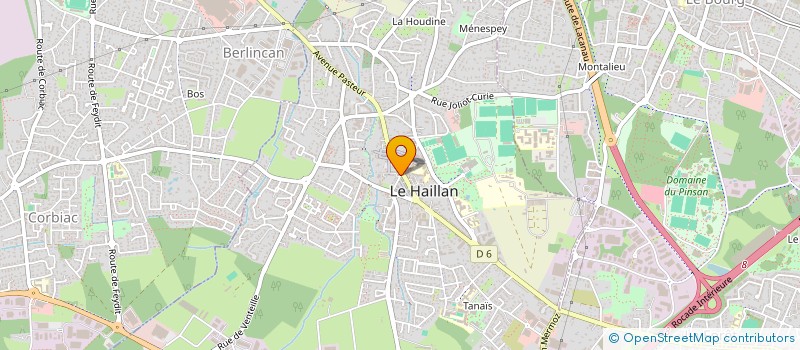 localisation de l'entreprise FASTINE  LE HAILLAN