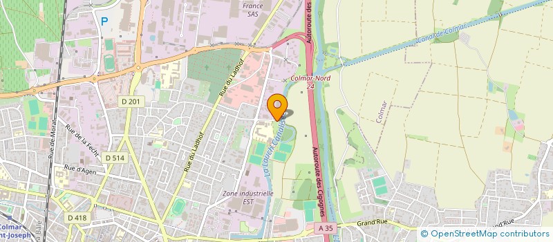 localisation de l'entreprise FASTIRES  COLMAR