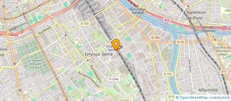 localisation de l'entreprise FASTLIFT TRANSPORTS à IVRY-SUR-SEINE