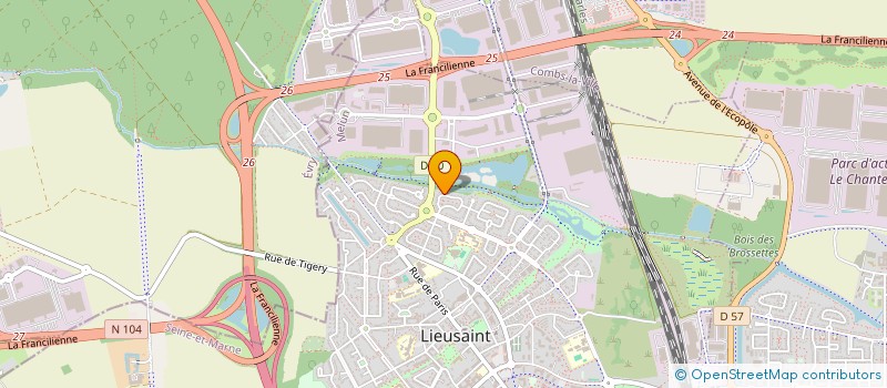 localisation de l'entreprise FASTLOCPREMIUM  LIEUSAINT