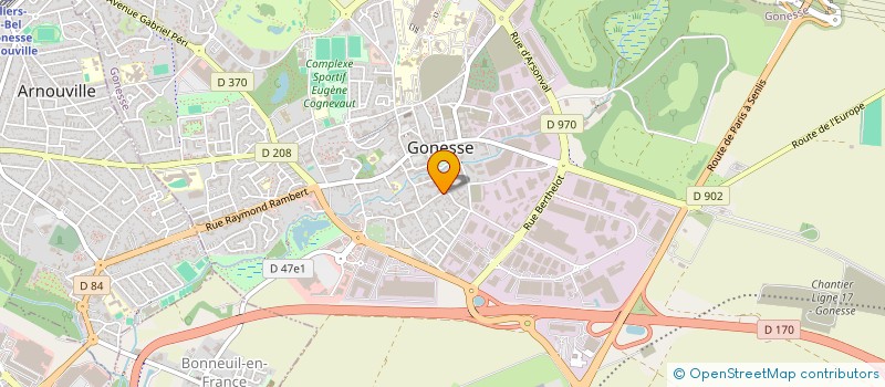 localisation de l'entreprise FASTMICRO  GONESSE