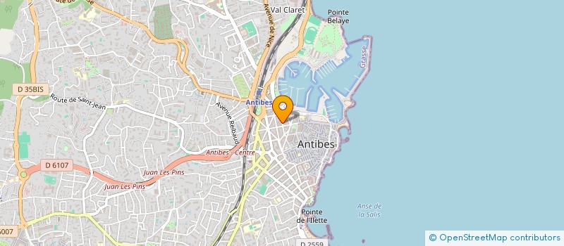 localisation de l'entreprise FASTNET à ANTIBES
