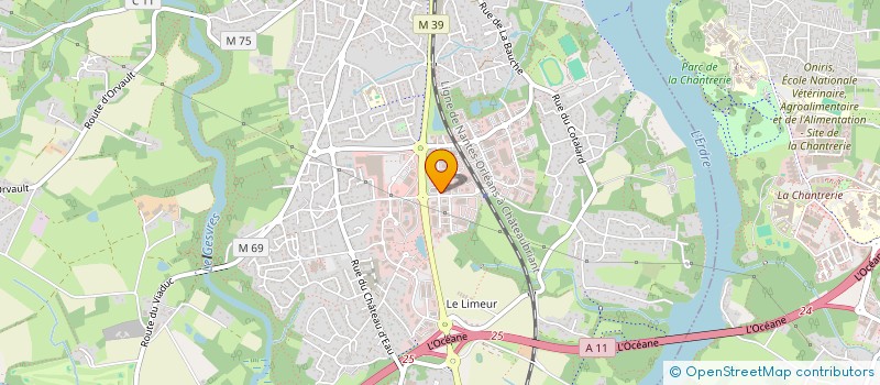 localisation de l'entreprise FASTNET à LA CHAPELLE-SUR-ERDRE